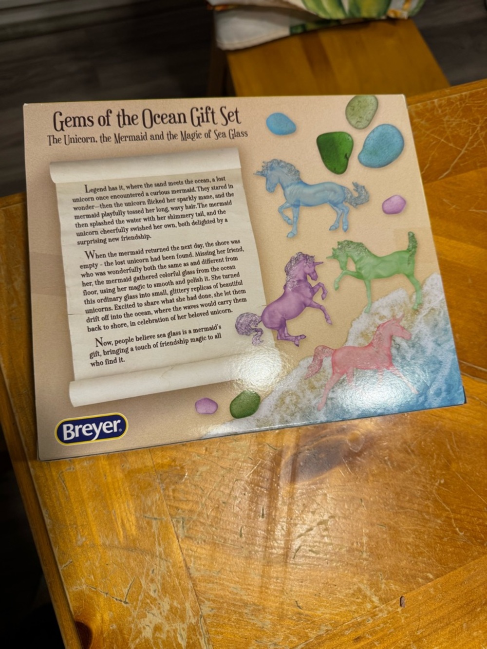 Breyer Translucent Ocean Horse Set - Teal, Pink, Purple, Green - Picture 2 of 2
